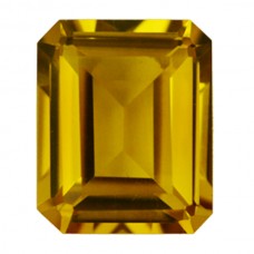 Octagon Synthetic Gold Sapphire